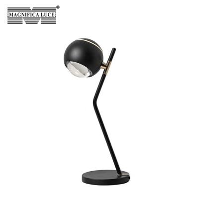 China Induction Switch Hot Product Customized Home Bedroom Interior Decorative Lighting Aluminum Side Led Table Lamps for sale