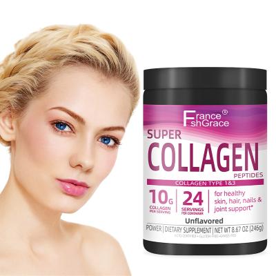 China Adult Non-GMO Dietary Supplement Collagen Peptides Powder Collagen Powder For Healthy Hair Skin Nails Joints for sale