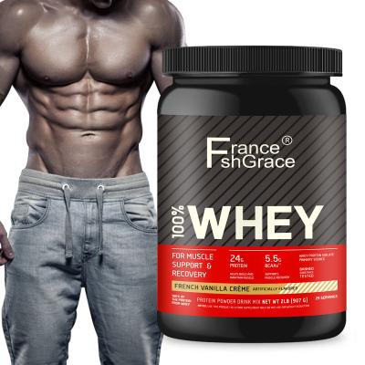 China Men Gluten Free Whey Protein Powder Support Building Maintain Muscle Supplement Whey Protein Flavor for sale