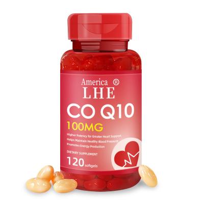 China Healthy Cosmetics Non-GMO Dietary Supplements Protect Heart And Skin Supplement Coenzyme Q10 Softgel for sale