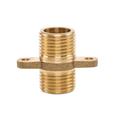 China Service Two Ears Thread Double Ears OEM Size Brass Pipe Fittings Male Thread Brass Custom External Accessories for sale