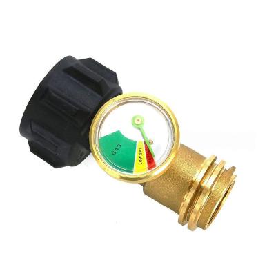 China Universal CAS Certification Level Gauge Leak Detector Gas Pressure Meter Propane Tank Color Coded Gauge for sale