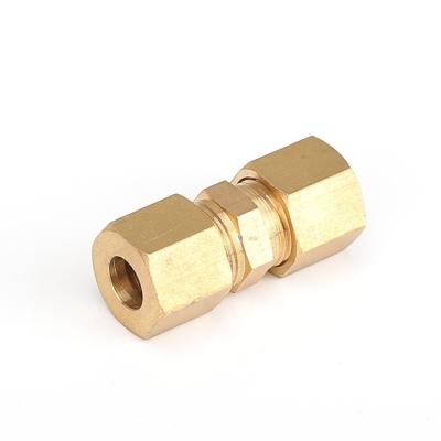 China MOQ Size DSJ-M Custom Bass Instrument Fittings Brass Union Compression Brass Fittings for sale