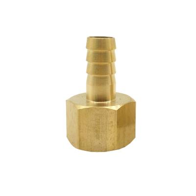 China Tower SAE Brass Joint Pneumatic Common Straight Thread Pipe Brass Burr In Female Pipe for sale