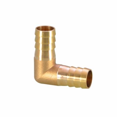 China Brass Free Design PST Pneumatic Circuits Fittings Brass Burr Fittings 90 Elbow for sale