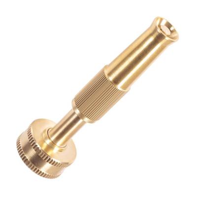 China Variable Adjustable Brass High Pressure Flow Controls Hose Nozzle Car Wash Tool Garden Irrigation Spray Gun Head for sale