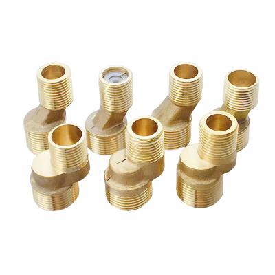 China Size Solid Brass Customized Male Faucet Reducer 1/2