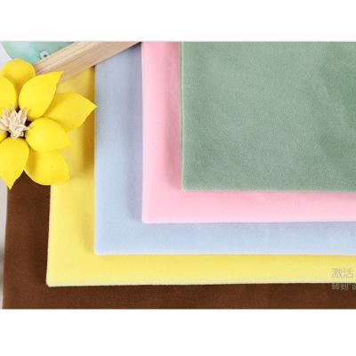 China QUICK DRY Super Soft 95%Polyester 5%Spandex 270gsm Velboa Fabric For Pajamas Lining for sale