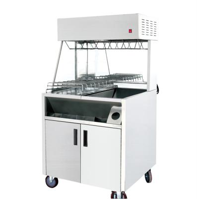 China Commercial Supply of New and Original HGL-407 Double Door French Fries Machine French Fries Stand Up Series for Supply for sale