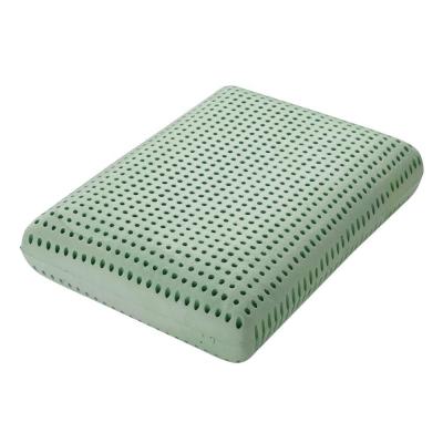 China Memory Green Tea Aired Memory Foam New Slow-Bound Pillow With Airflow Technology Memory Foam Neck Pillow for sale