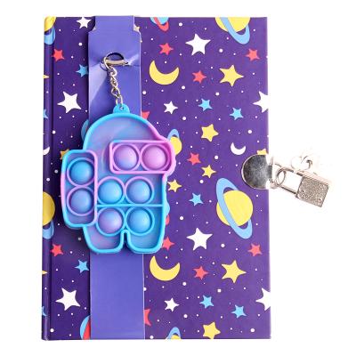 China Siliconesilicone Notebook 2021 New Design Silicone Jumping Notebook With Lock Space Daily Stationary Notebook for sale