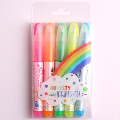 China Painting.Drawing.Writing. Advertising BETWEEN THE PITS Exquisite Novelty HM635 Pen Set Custom Highlighter Pen Set.Promotion 2021 for sale