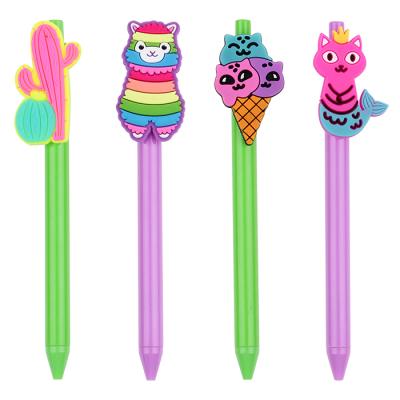 China BP3639 Character Pens BETWEEN THE PITS Character Pens Cat Mermaid Alpaca Cactus Ice Innovative Cream Shaped Pens for sale