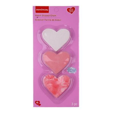 China LCK10 BETWEEN THE PITS Promotion and Craft Supply Vends Chalk , Heart Shape Dustless White Chalk for sale