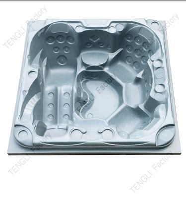 China Outdoor Hot Tub Dimension Rectangle Spa Mold Jacuuzi Mold Customized Outdoor Hot Tub Mold for sale