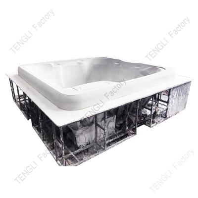 China Hot Tub Shell Making High Performance Large Sizes Outdoor Garden Tub Whirlpool Hot Tub Mold With Customization for sale