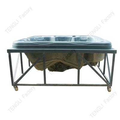 China Shell Manufacturing Novel Design Garden Spa Large Whirlpool Jacuzzi Spa Mold With Massage Function Customized for sale