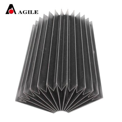 China CNC Machine Tool CNC Reinforced Organ Protective Rubber Custom Bellows Cover for sale