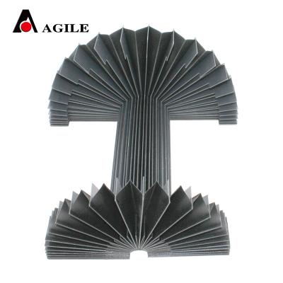 China CNC Machine Tool Elastic Flexible Anti-fire Plastic Machine Accordion Organ Bellows Cover for sale