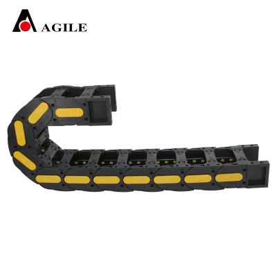 China 48*75 High Load Capacity Anti-Corrosion Reinforced Nylon Cable Chain For Long Run for sale