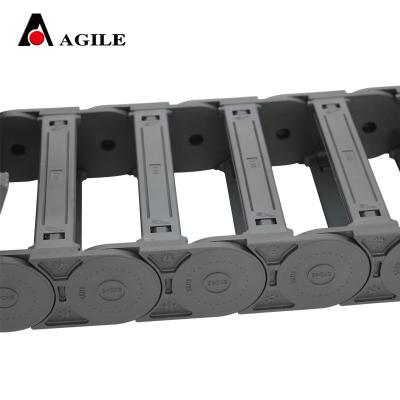 China Stores 45*150 Mm SK Bridge Type Construction Material Nylon Power Chain For CNC Machine for sale