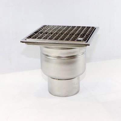 China Ss Stainless Steel Kitchen Anti-odor Floor Drain Dairy Industry Space Modern Industrial Floor Drain for sale