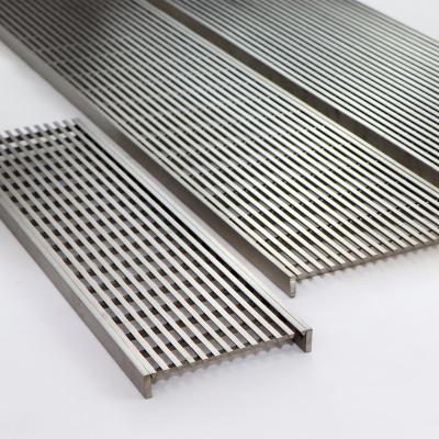 China JIBOO Modern Stainless Steel Drain Grating Heavy Duty Ditch Cover Exterior Drain for sale