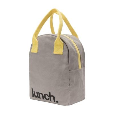 China Factory Customized Insulated Cotton Portable Lunch Coolers Bag Outdoor Zipper Bag for sale