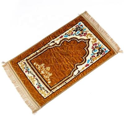 China Washable Worship Mat Islamic Pilgrimage Printed Hui Worship Mat Muslim Halal Temple Prayer Mat Worship Mat for sale