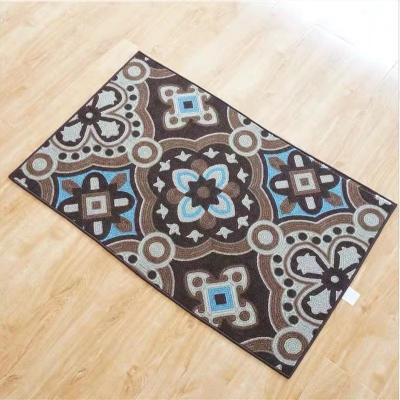 China Anti Slip Design Polyester Kitchen Mat Set Washable Custom Printed Floor For Kitchen Mat for sale