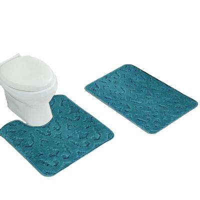 China Factory Washable Customizable Outlet Flooring Anti Slip Bath Mat Toilet Washable Bathroom Mat for sale