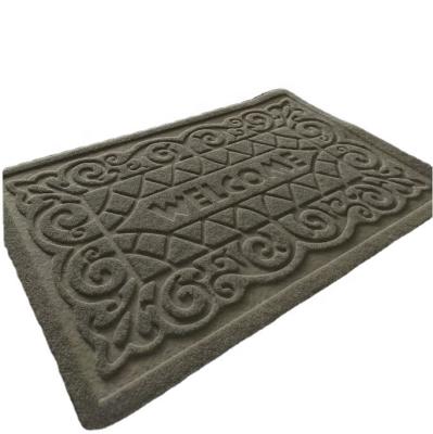 China Hot Selling Washable Printing Technic Pvc Welcome Door Mats Non Slip Covers for sale