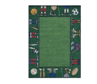 China Stain Resistant Polyester Non Slip Mats Kids Room Rugs Kids Common Printing 100% Play Mat Polyester Carpet for sale