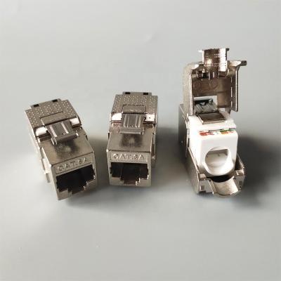 China High Quality Rj45 Price Cat6A Trapezoidal Jack Of Telecom Raceways Factory Delivery for sale