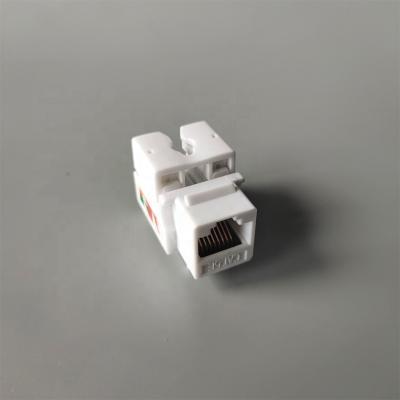 China Telecom Mains RJ45 8P8C UTP Ethernet Dual Keystone Female Crown 110 IDC Cat5e Jack for sale