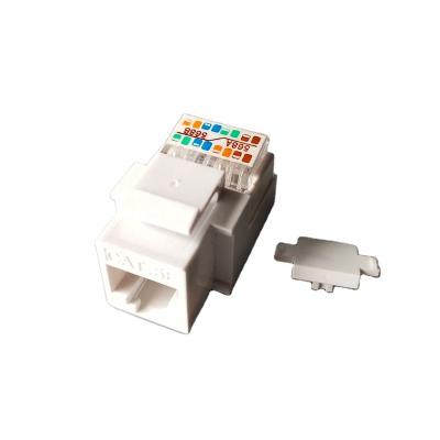 China Unshielded Telecom Parts UTP CAT5E Telecom Cabling RJ45 Connector 10G for sale