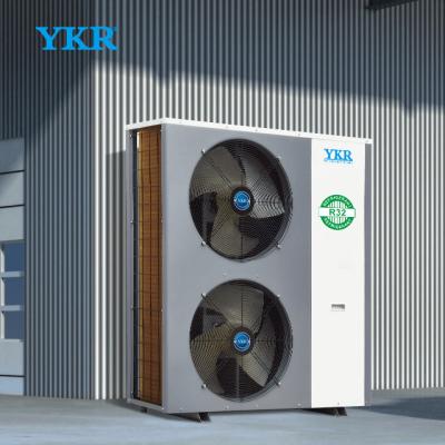 China Car YKR Air To Water Heat Pump DC Inverter Wifi Evi CE New Air Source For R32 Low Temperature Water Heat Pump Water Heaters for sale