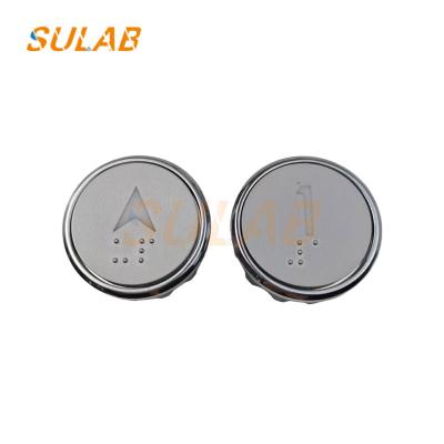 China BR32A  BR32B  OTIS Push Button Round With Braille Elevator Parts for sale