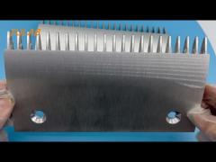 Escalator Sidewalk Aluminum Alloy Comb Plate 22 Teeth Escalator Parts
