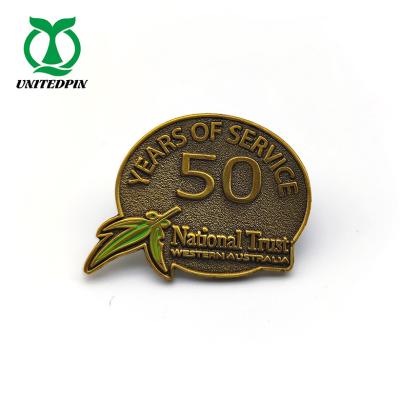 China Custom Logo Promotion Gift Lapel Pin Engraving Pin Metal Brooch Pin Badge Low MOQ Factory Global Wholesale Cheap Price for sale