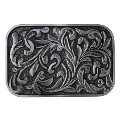 China Custom Fashion 2D Reversible Zinc Alloy USN Logo 3D Organization Black Enamel Belt Buckle For Men for sale