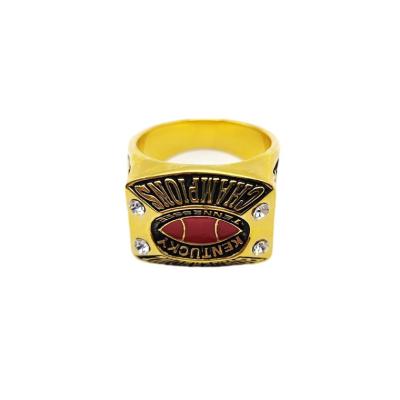 China 2022 New Europe Design Jewelry Finger Ring Custom Zinc Alloy Cheap Gold Silver Plated Enamel Logo Men Ring for sale