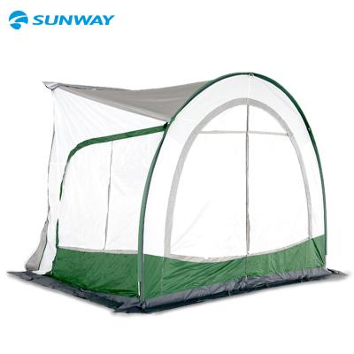 China Hot sale foldable tent rv extend room to increase outdoor 5-7 person camping tent rv foldable tents for sale