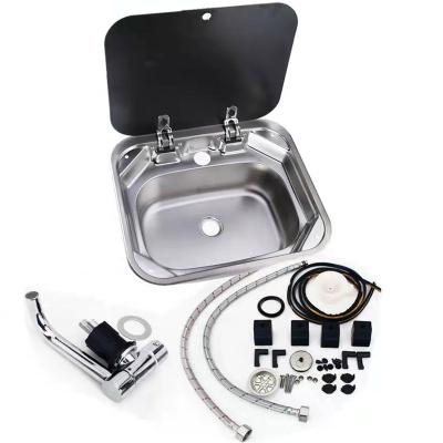 China With faucet stainless steel rv sink using for sale