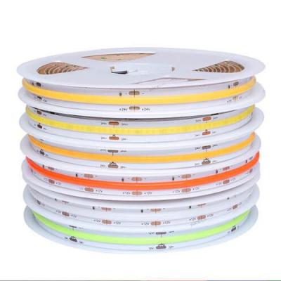 China Free Sample 5m/roll DC24V RGB 160 LED Flexible Waterproof COB LED Strip Light 5m/roll rv led light LL-DotsCOB 160led for sale