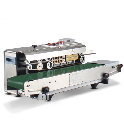 China Beverage Conveyor High Speed ​​Continuous Plastic Bag Sealing Machine for sale