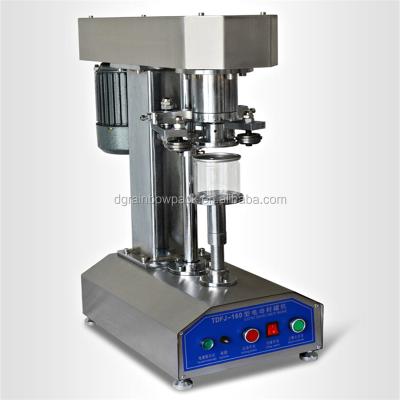 China High Beverage Yield Semi Automatic Table Top Tin Can Seamer for sale