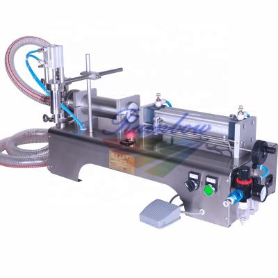 China High Accuracy Semi Automatic Beverage Coconut Oil Bottle Filling Machine for sale