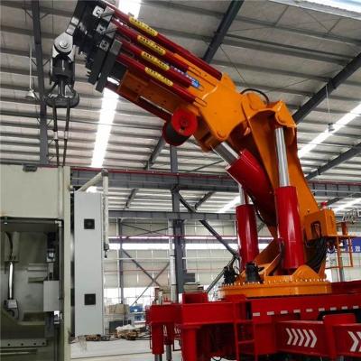 China 11000 kg vrachtwagenkraan met 8 ton 10 ton 20 ton 30 ton telescopische knokkelboomkraan Te koop