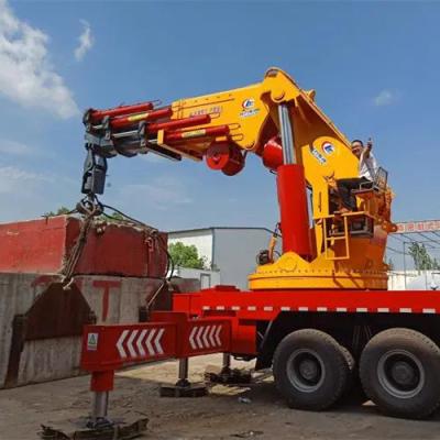 Cina Folding Hydraulic Knuckle Boom Lifting Arm Truck Granata montata per camion Howo da 10 tonnellate in vendita